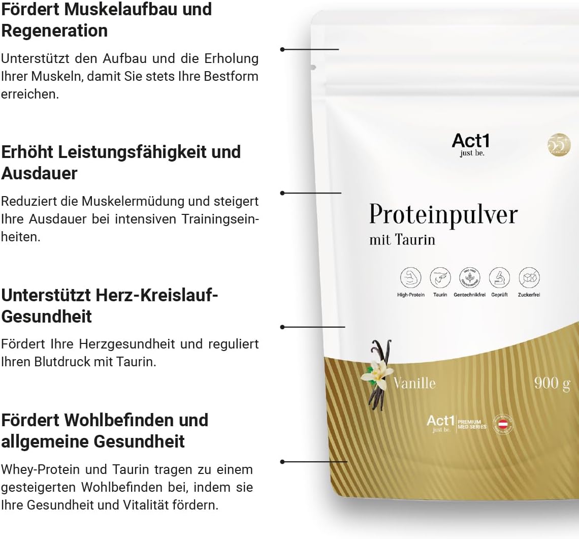 Act1 Whey Protein + Taurin inkl. Dosierlöffel